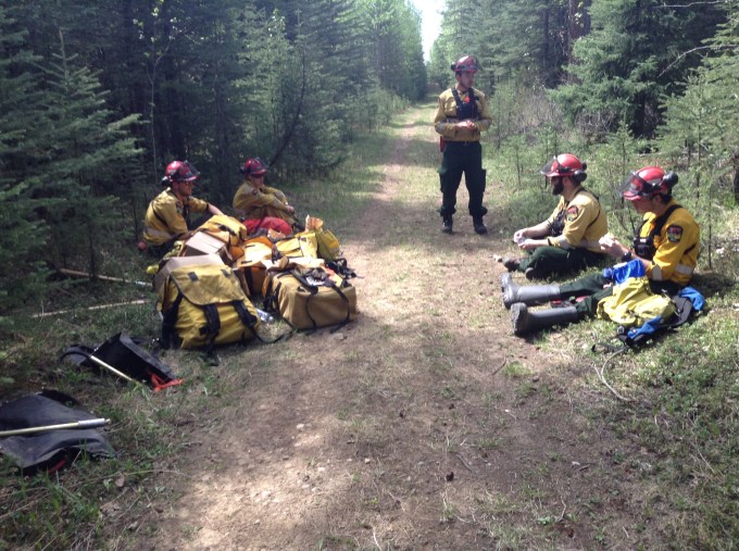eating lunch and taking a break