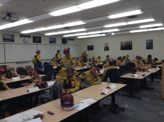 finishing written exam at the HTC